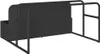 vidaXL Contenitore per piscina nero 110x100x57 cm Poly Anteprima dell’immagine prodotto 7