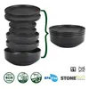 BRUNNER Camping Geschirr Set 4 Personen | Anti-Slip | 6in1 Produktbild-Vorschau 2