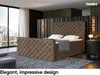 MEBLINI Boxspringbett mit Bettkasten - Gepolstert Produktbild-Vorschau 3