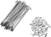 36 Set 12G Fahrradspeichen 90mm Fahrradradspeichen 45 Stahl Produktbild-Vorschau 2