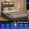 KIMENICH Polsterbett mit LED Beleuchtung, Bett mit Produktbild-Vorschau 7