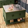 Mobile da cucina a isola da esterno in acciaio, 2 moduli, Anteprima dell’immagine prodotto 2