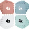 18-delige speelmat voor baby's, puzzelmat - 30x30 cm, Productafbeelding-voorbeeld 4