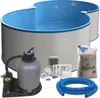 Achtform-Pool-Set exklusiv 6,25 x 3,60 x 1,50 m Produktbild-Vorschau 1