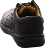 A close-up, rear-facing view of a black leather shoe. Anteprima dell’immagine prodotto
