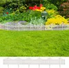 vidaXL Bordatura per prato 17 pz. Bianco 10 m PP Anteprima dell’immagine prodotto 2