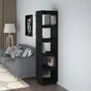 vidaXL Bücherregal/Raumteiler Schwarz 40x35x167 cm Produktbild-Vorschau 11
