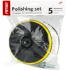 Pad + 3 x pady polerskie do polerowania lakieru chromowego Podgląd zdjęcia produktu 2