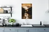 MuchoWow® Poster Gold - Straße - Häuser 40x60 cm - Plakate Produktbild-Vorschau 3