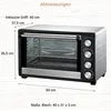 45-litrowy mały mini piekarnik Budisu | mini piekarnik | Podgląd zdjęcia produktu 9