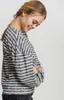 Urban Classics Ladies Oversize Stripe Pullover black/white Náhled obrázku produktu 4