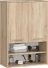 Badezimmer-Hängeschrank FIN Sonoma Eiche 64 cm 2 Türen Produktbild-Vorschau 1