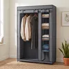 HOMCOM Stoffkleiderschrank mit Kleiderstange, 5 Produktbild-Vorschau 2