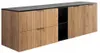 Rodan Waschbeckenunterschrank 160cm - Braun-Schwarz - Produktbild-Vorschau 1