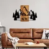 Wallity, Natural Habitat, Wanddeko, Nussbaum, Metall, 57 x Produktbild-Vorschau 3