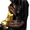 Meditující Buddha s fontánou lotosové vody - 19,5x19,5x27cm Náhled obrázku produktu 2