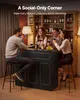 VEVOR Domowy bar w kształcie litery L z miejscem do Podgląd zdjęcia produktu 6