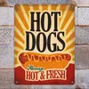 Metallschild XL mit American Diner Classics - Hot Dogs Produktbild-Vorschau 6