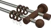 Interdeco Gardinenstange / Vorhangstange Edelstahl-Optik / Produktbild-Vorschau 1