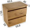 Paplinskimoebel wohnwand, Badezimmerschrank mit Schubladen Produktbild-Vorschau 2