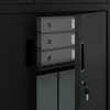 Aktenschrank C018S Büroschrank Metallschrank Tresor Safe Produktbild-Vorschau 4