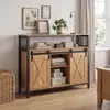 Buffet COSTWAY en bois, meuble de rangement pour cuisine Voir les images du produit 2