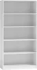 CDF Bücherregal R80 | Farbe: weiß | Breite: 80 Zentimeter | Produktbild-Vorschau 1