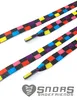 SNORS bedruckte Schnürsenkel flach - SCHACH - 10mm - 140cm Produktbild-Vorschau 2