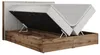 MKS MEBLE Boxspringbett 180x200 mit Bettkasten Eiche, Produktbild-Vorschau 5