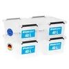 ATHLON TOOLS 4 x 40L Aufbewahrungsboxen mit Deckel - blau Produktbild-Vorschau 1