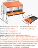 Nido per galline ovaiole VEVOR 795x525x675 mm, 3 scomparti, Anteprima dell’immagine prodotto 7