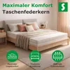 Taschenfederkernmatratze 180x200 cm – 7-Zonen Komfort - H3, Produktbild-Vorschau 5