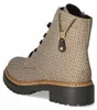 Rieker  Damenschuhe Stiefel Schnürer Schnürstiefel Beige Productafbeelding-voorbeeld 43