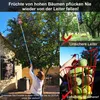 Obstpflücker mit Teleskopstange,2m Edelstahl Stiel Produktbild-Vorschau 6