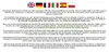 The image contains text in multiple languages, including English, German, French, Italian, Spanish, and Polish, along with flags of various European countries. The text appears to be a disclaimer or important information related to purchasing a product, li Podgląd zdjęcia produktu