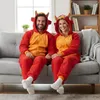 Pigiama Onesie Kigurumi Costume Travestimento Foxy S: 145 - Anteprima dell’immagine prodotto 4