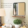 HOMCOM Nástěnné zrcadlo 55 x 55,5 cm Celotělové zrcadlo s Náhled obrázku produktu 5