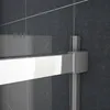 150X195cm Duschabtrennung Nischentür Schiebetür Duschkabine Produktbild-Vorschau 6