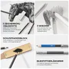 A collage of four images showcasing different art supplies for drawing and sketching. Produktbild-Vorschau