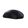 A black wireless gaming mouse is shown from a side angle against a white background. Produktbild-Vorschau