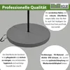 Pole Dance Matte 10 cm Ø 120cm grau Tanzstangenmatte Matte Produktbild-Vorschau 2