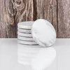 6er Set Glas Untersetzer 10cm rund Marmor Natur Küchendeko Produktbild-Vorschau 5