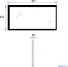 EMKE Lustro łazienkowe LED 120x60cm Lustro łazienkowe z Podgląd zdjęcia produktu 10