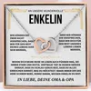 À notre merveilleuse petite-fille - Collier de cœurs Voir les images du produit 1