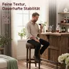 Barhocker Holz drehbar, gepolstert, Retro Design  Barhocker Produktbild-Vorschau 2