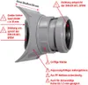 A diagram of a plumbing fitting with labels and callouts. Anteprima dell’immagine prodotto
