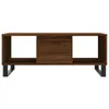 The Living Store Couchtisch Braun Eichen-Optik 90x50x36,5 Produktbild-Vorschau 5