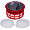 A set of vacuum cleaner filters on a white background. Voir les images du produit