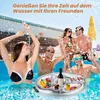 Poolbar, Getränke Snack Halter 2 in 1, 8 Löcher Produktbild-Vorschau 4
