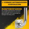 Extralink Muurbeugel voor antenne 200 mm, staal, verzinkt Productafbeelding-voorbeeld 2